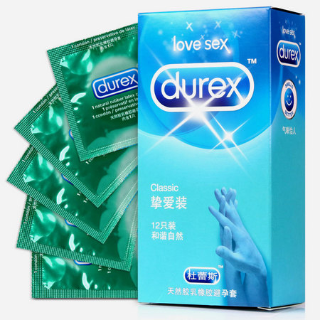 杜蕾斯durex 避孕套 挚爱装12只
